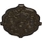 Ekena Millwork Pesaro Ceiling Medallion, Hand-Painted Stone Hearth Crackle, 36"W x 26"H x 1 1/2"P CM36X26PESHC - alternate 2